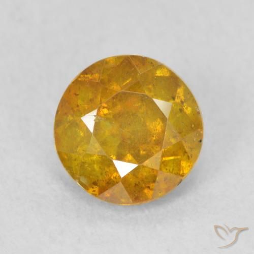 Sphalérite Orange Doré naturelle Tour, 0.84 ct, SI