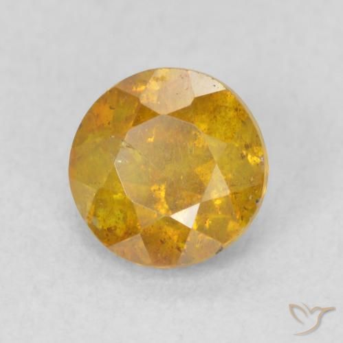 Sphalérite Orange Doré naturelle Tour, 0.84 ct, SI