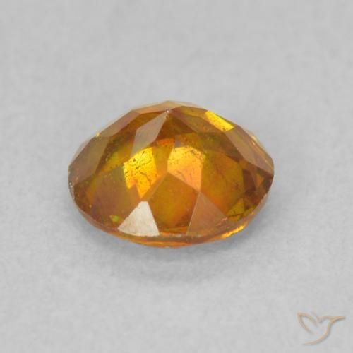 Sphalérite Ambre orange naturelle Tour, 0.77 ct, SI