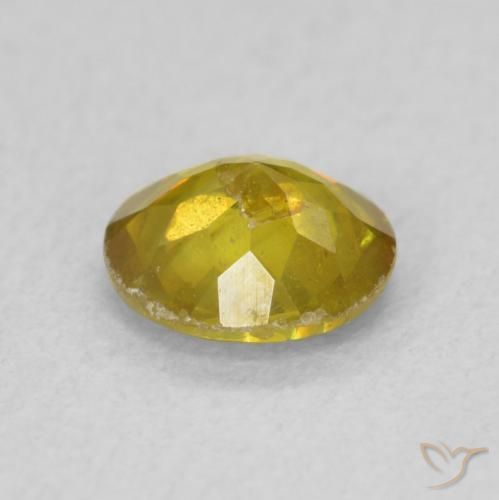 Sphalérite Jaune moyen naturelle Tour, 0.75 ct, SI