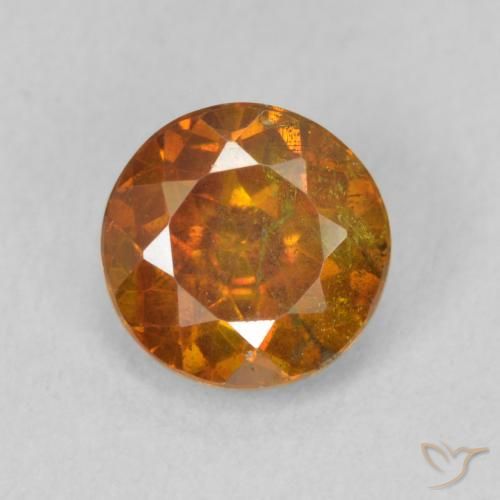 Sphalérite Orange brunâtre naturelle Tour, 1.26 ct, SI