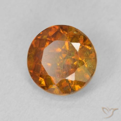 Sphalérite Orange brunâtre naturelle Tour, 1.26 ct, SI