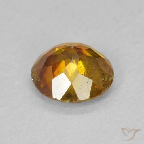 Sphalérite Orange brunâtre naturelle Tour, 1.26 ct, SI