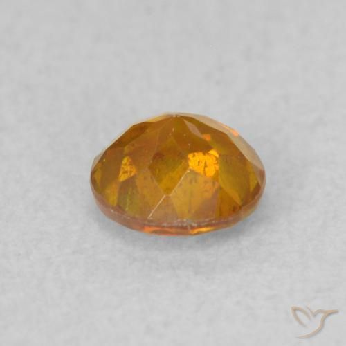 Sphalérite Abricot orange naturelle Tour, 0.52 ct, SI