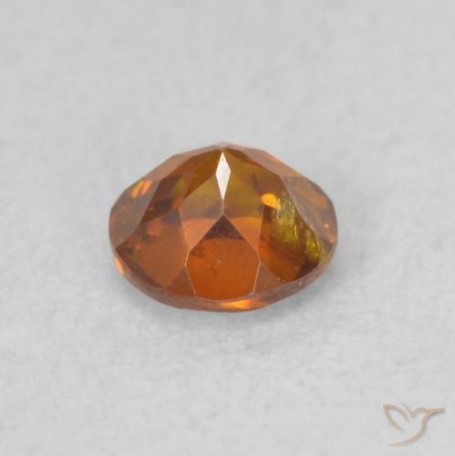 Sphalérite Medium Dark-Orange naturelle Tour, 0.59 ct, SI