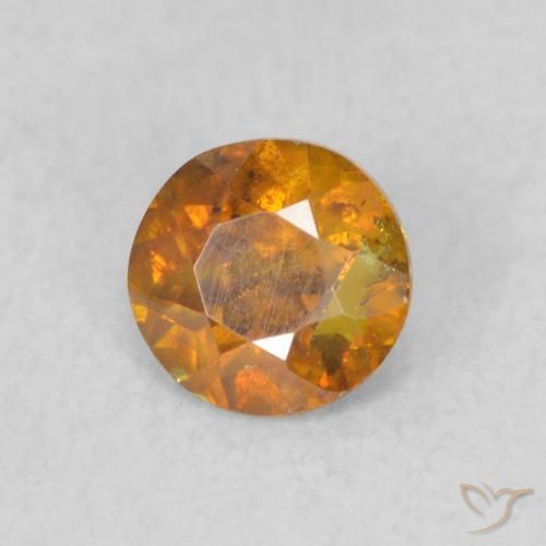 Sphalérite Orange brunâtre naturelle Tour, 0.47 ct, SI