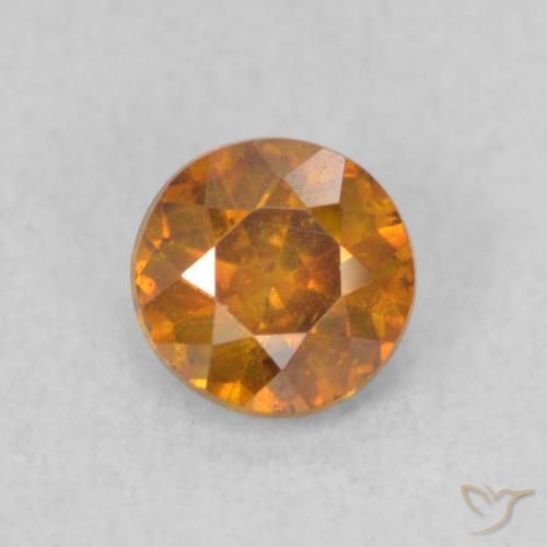 Sphalérite Orange brun naturelle Tour, 0.53 ct, SI