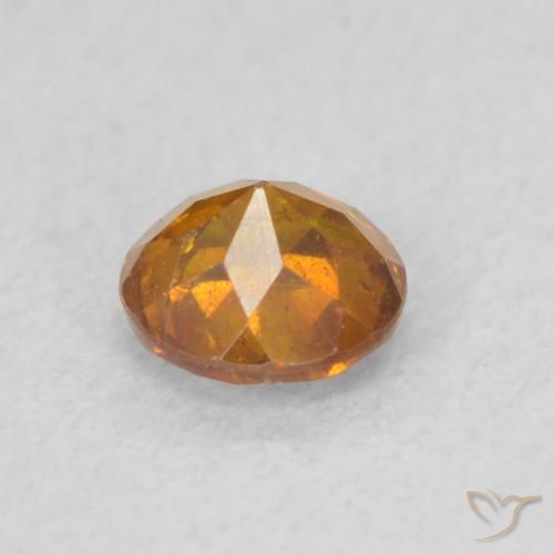 Sphalérite Orange brun naturelle Tour, 0.53 ct, SI