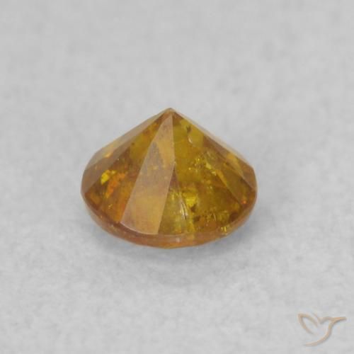 Sphalérite Medium Light-Orange naturelle Tour, 0.26 ct, SI