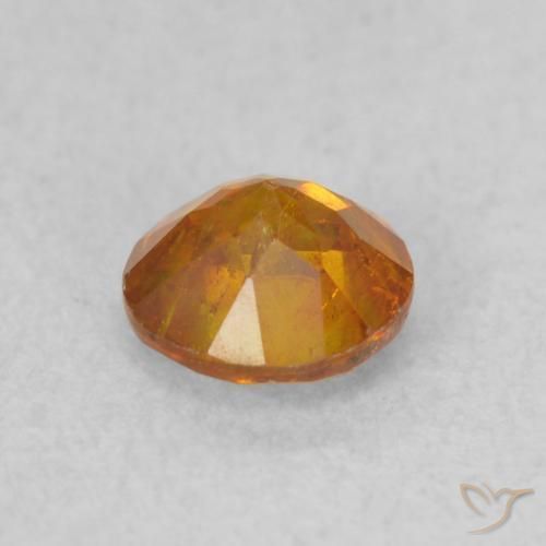 Sphalérite Ambre orange naturelle Tour, 0.70 ct, SI