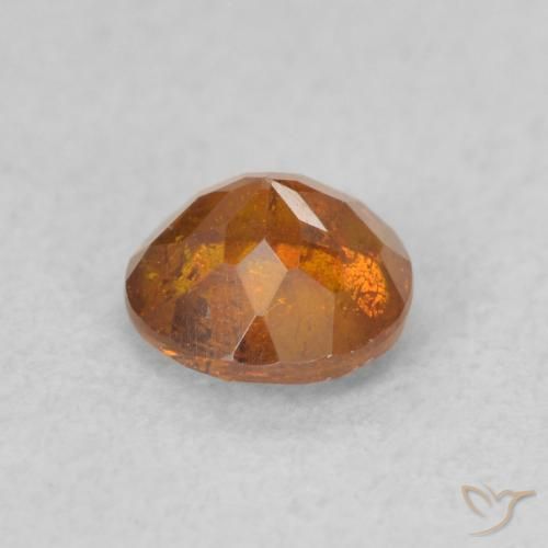 Sphalérite Ambre orange naturelle Tour, 0.72 ct, SI