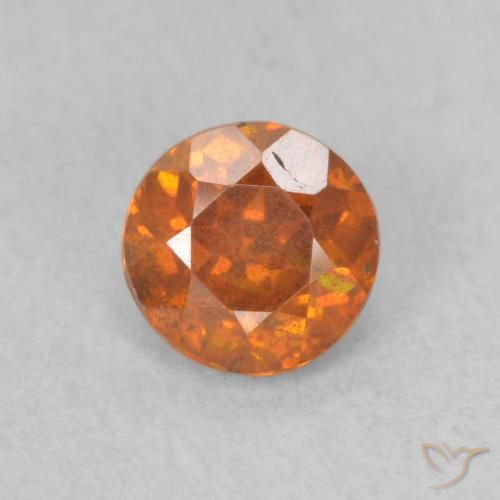 Sphalérite Orange moyen naturelle Tour, 0.53 ct, SI