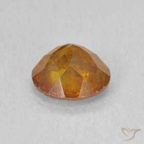 Sphalérite Orange foncé naturelle Tour, 1.04 ct, SI