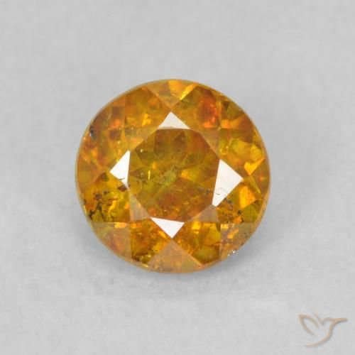 Sphalérite Medium Light-Orange naturelle Tour, 0.78 ct, SI