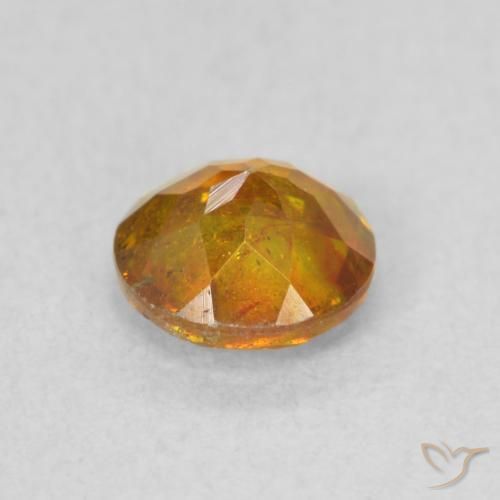 Sphalérite Orange terre naturelle Tour, 0.72 ct, SI