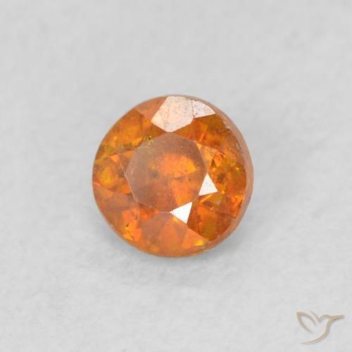 Sphalérite Ambre orange naturelle Tour, 0.34 ct, SI