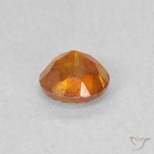 Sphalérite Ambre orange naturelle Tour, 0.34 ct, SI