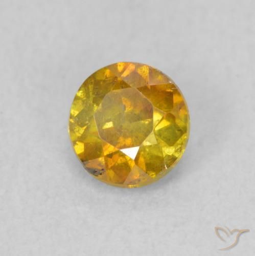 Sphalérite Brun doré naturelle Tour, 0.53 ct, SI