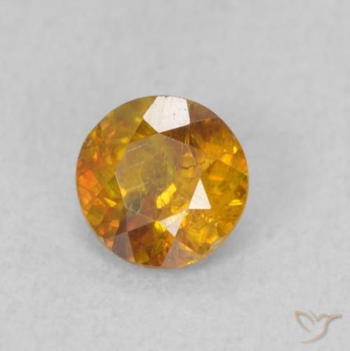 Sphalérite Brun doré naturelle Tour, 0.51 ct, SI