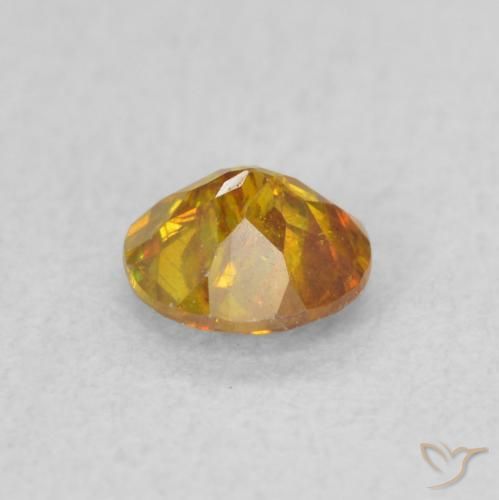 Sphalérite Brun doré naturelle Tour, 0.51 ct, SI