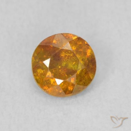 Sphalérite Orange brunâtre naturelle Tour, 0.47 ct, SI