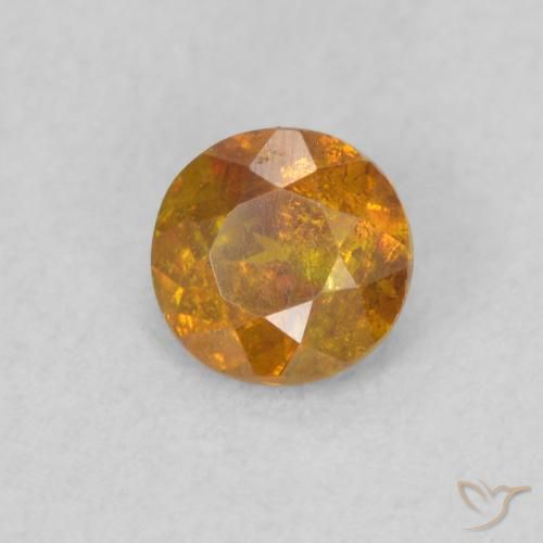 Sphalérite Orange brunâtre naturelle Tour, 0.47 ct, SI