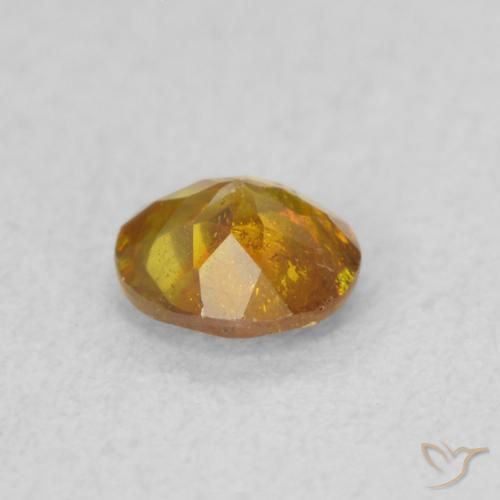 Sphalérite Orange brunâtre naturelle Tour, 0.47 ct, SI