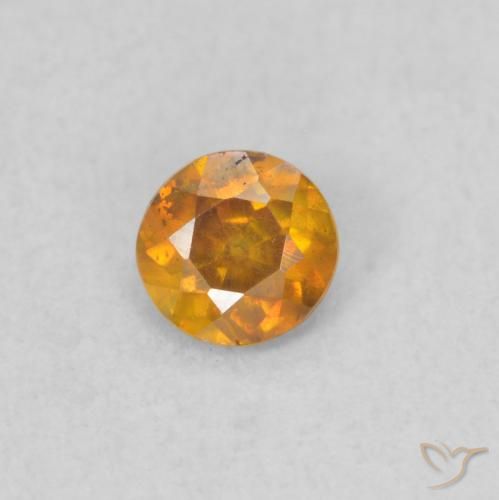 Sphalérite Abricot orange naturelle Tour, 0.27 ct, SI