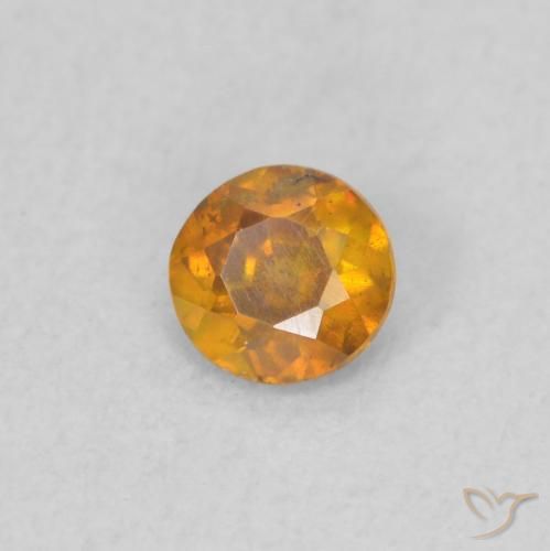 Sphalérite Abricot orange naturelle Tour, 0.27 ct, SI