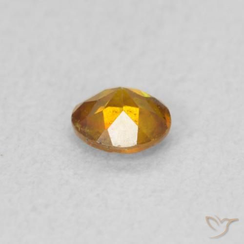 Sphalérite Abricot orange naturelle Tour, 0.27 ct, SI