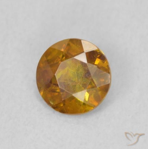 Sphalérite Orange moyen naturelle Tour, 0.46 ct, SI