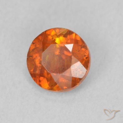 Sphalérite Orange moyen naturelle Tour, 0.56 ct, SI