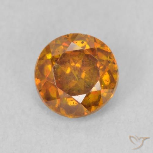 Sphalérite Orange brunâtre naturelle Tour, 0.73 ct, SI