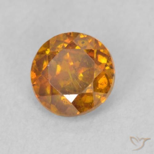 Sphalérite Orange brunâtre naturelle Tour, 0.73 ct, SI