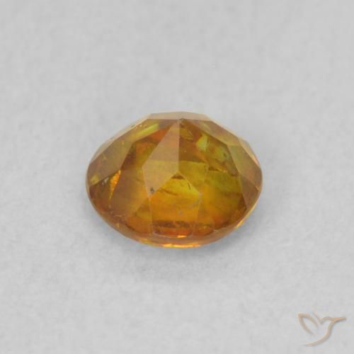 Sphalérite Orange moyen naturelle Tour, 0.53 ct, SI