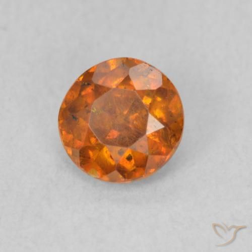 Sphalérite Ambre orange naturelle Tour, 0.57 ct, SI