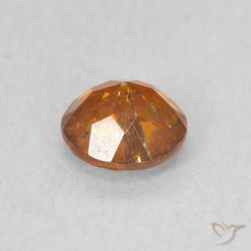 Sphalérite Ambre orange naturelle Tour, 0.57 ct, SI