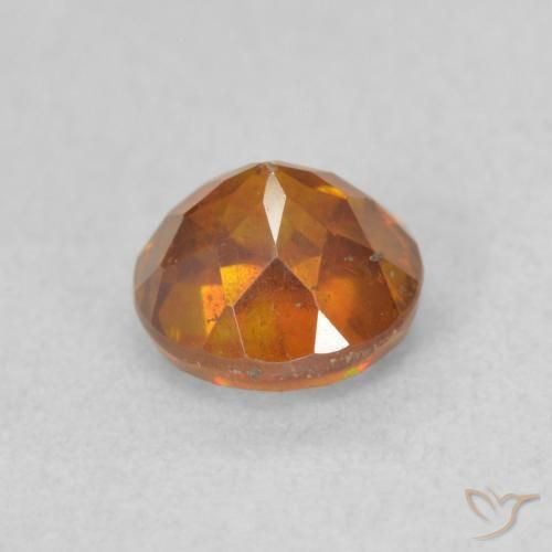 Sphalérite Medium Dark-Orange naturelle Tour, 0.94 ct, VS