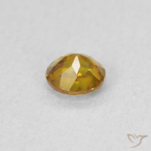 Sphalérite Orange doré naturelle Tour, 0.24 ct, VS-SI