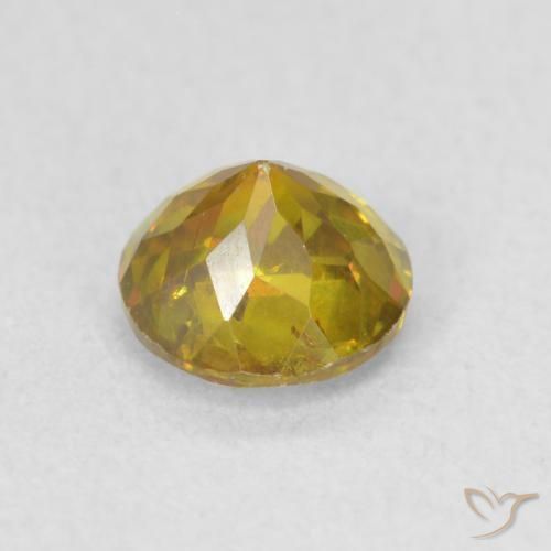Sphalérite Orange doré naturelle Tour, 0.80 ct, VS-SI