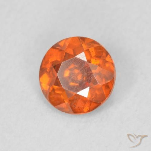 Sphalérite Orange moyen naturelle Tour, 0.43 ct, VS-SI