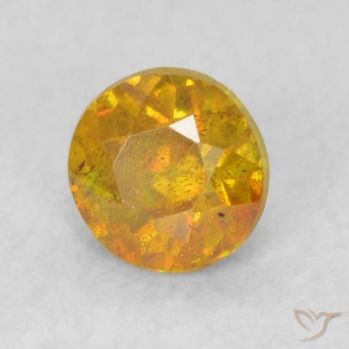 Sphalérite Orange-or naturelle Tour, 0.42 ct, SI
