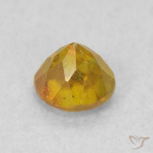Sphalérite Orange doré naturelle Tour, 0.35 ct, SI