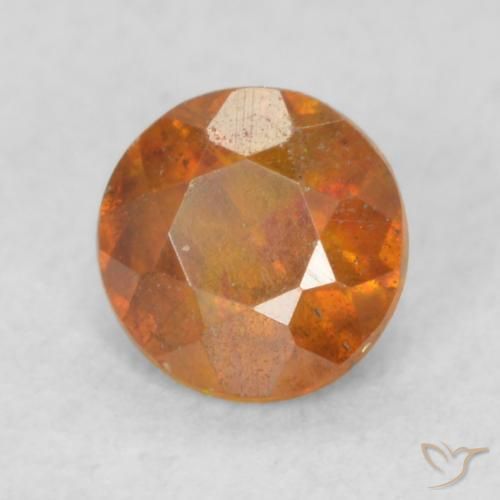 Sphalérite Orange terre naturelle Tour, 0.45 ct, SI