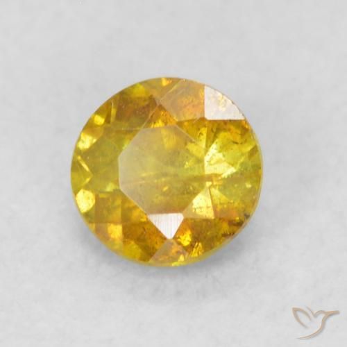 Sphalérite Orange doré naturelle Tour, 0.33 ct, SI