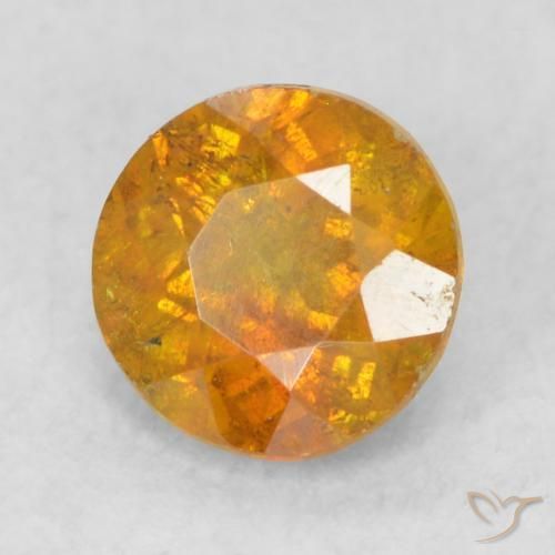 Sphalérite Orange brunâtre naturelle Tour, 0.56 ct, SI