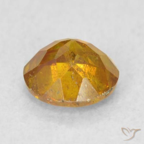 Sphalérite Orange brunâtre naturelle Tour, 0.56 ct, SI