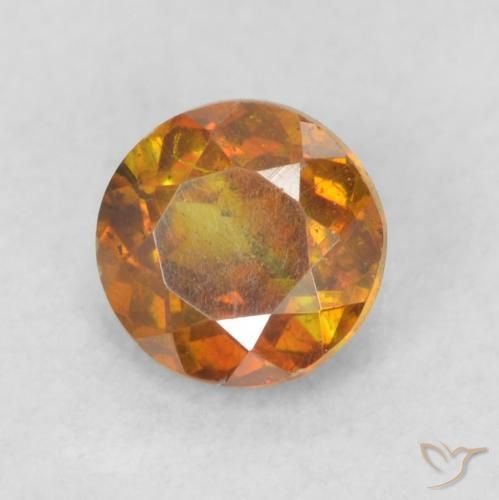 Sphalérite Orange brunâtre naturelle Tour, 0.45 ct, SI