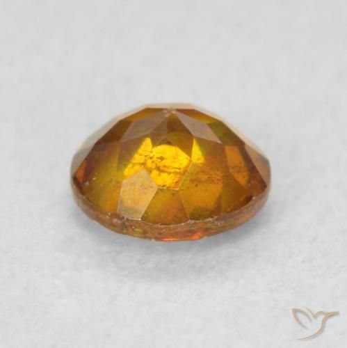 Sphalérite Orange brunâtre naturelle Tour, 0.45 ct, SI
