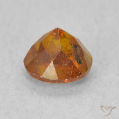 Sphalérite Orange moyen naturelle Tour, 0.63 ct, SI